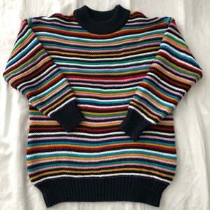 Monki Stripped Colorful Oversized Cozy Sweater